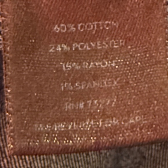 Simply‎ Vera Wang Women's Pull-on Elastic Back Stretch Blue Denim Jeans Size 12 - Picture 9 of 11